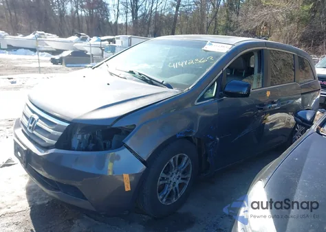 2012 Honda Odyssey Ex-L from USA, damaged, VIN 5FNRL5H63CB037697